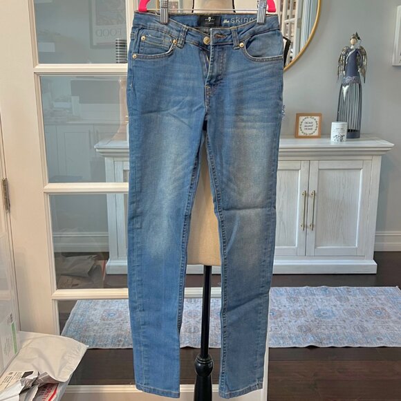 7 For all Mankind "The Skinny" Jeans Girls size 14 - Picture 1 of 7